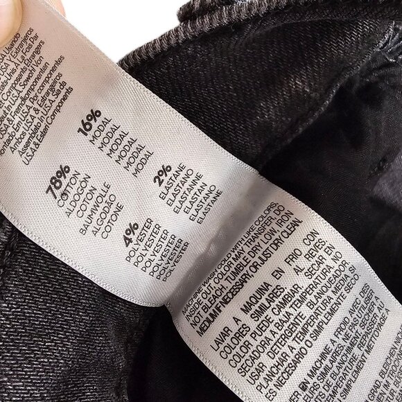 MOTHER The Hustler Roller Ankle Fray Jean, Call It A Night,Wide Leg,Hi Rise, 27 - Picture 9 of 12